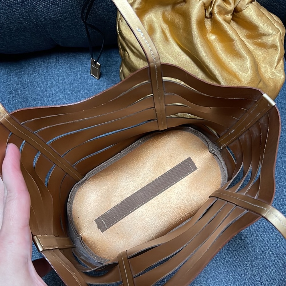 Francesco Biasia Cage Leather Tote - Picture 11 of 14